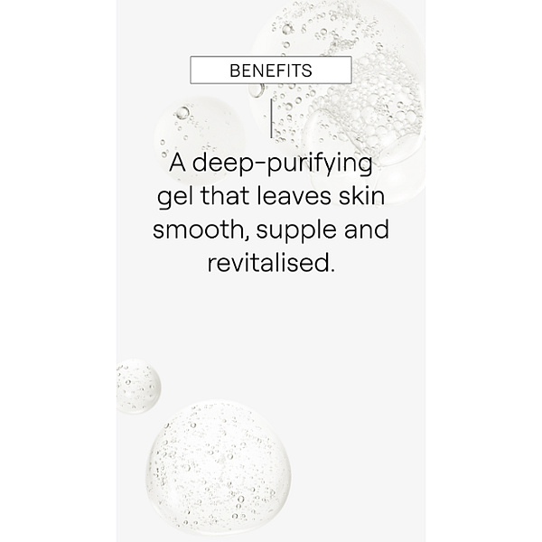 Deep Cleansing Gel purifying benefits.