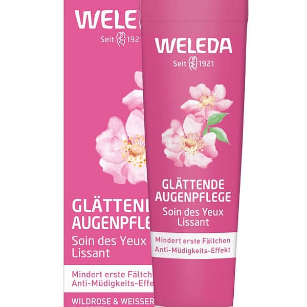 Glättende Augenpflege Wildrose & Weisser Tee