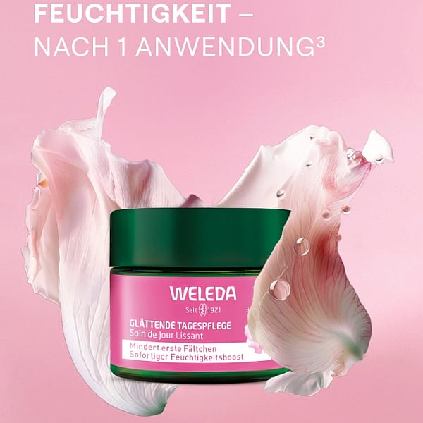 Glättende Tagespflege Wildrose & Weißer Tee