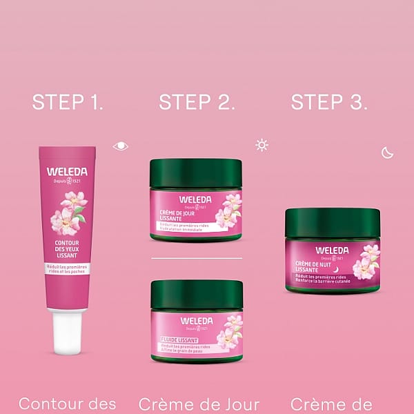 Crème de Jour lissante Rose Musquée & Thé blanc
