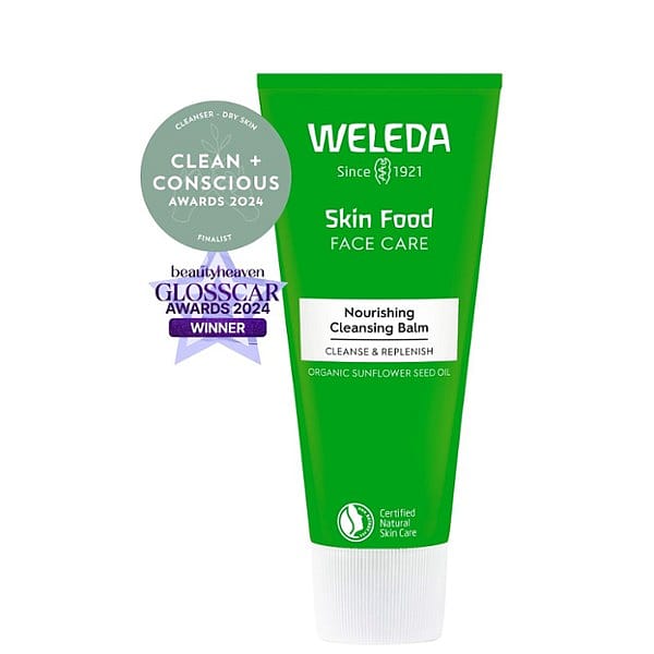 awards won by Skin Food nourishing cleansing balm.