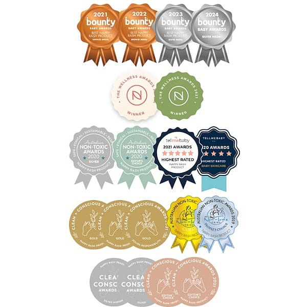 awards won by Calendula nappy change cream.
