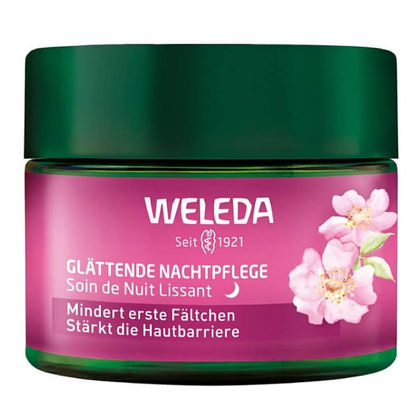 Glättende Nachtpflege Wildrose & Weisser Tee