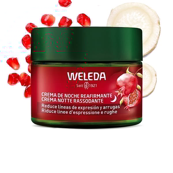 Crema de Noche Reafirmante de Granada y Péptidos de Maca