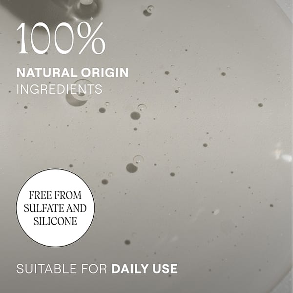 100% natural origin ingredients.