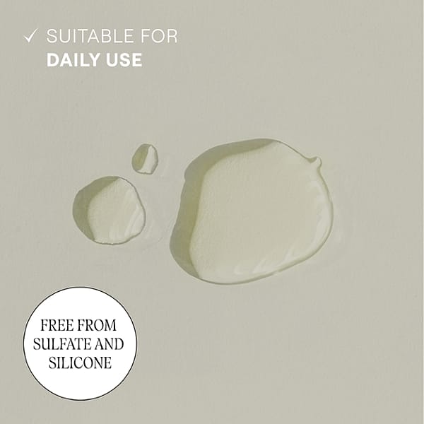 Suitable for daily use. Free from sulfate and silicone.