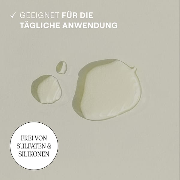 Illustration Rosmarinöl Tropfen. Geeignet für die tägliche Anwendung. Frei von Sulfaten und Silikone.