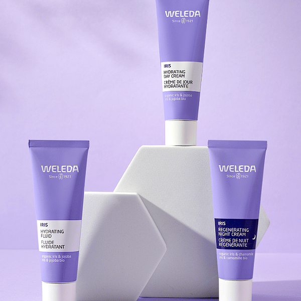 Fluide hydratant à l'Iris