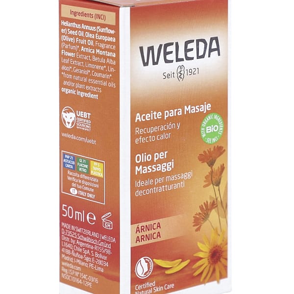 Aceite para Masaje con Árnica