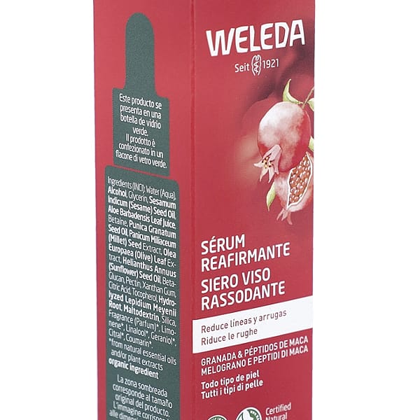 Sérum Reafirmante de Granada y Péptidos de Maca