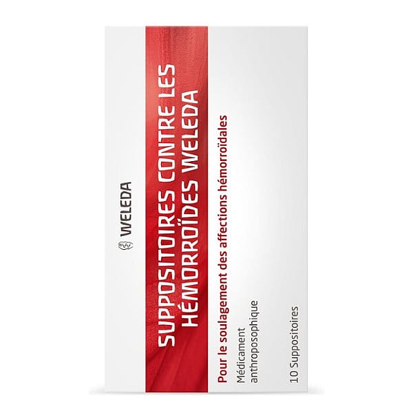 Suppositoires contre les hémorroïdes Weleda