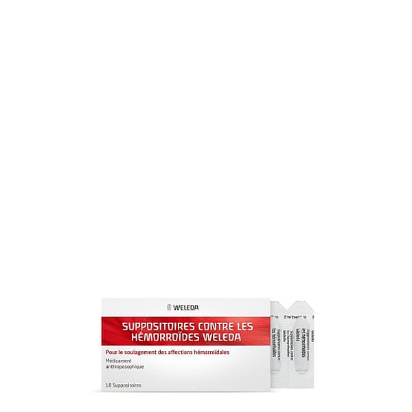 Suppositoires contre les hémorroïdes Weleda