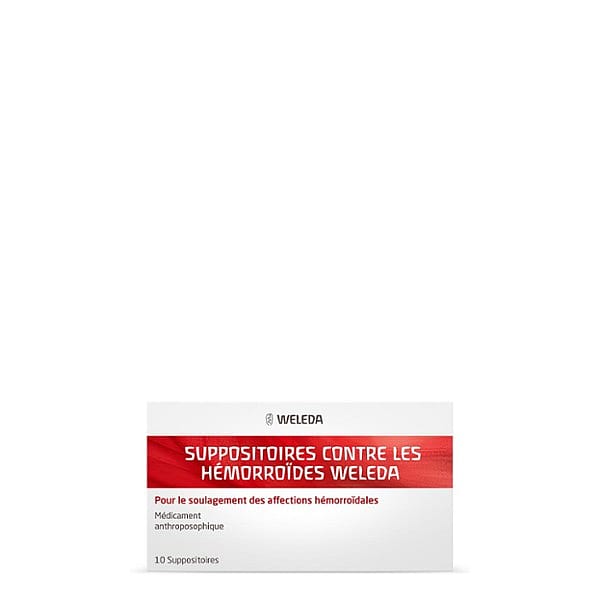 Suppositoires contre les hémorroïdes Weleda