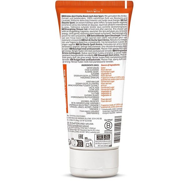 Arnica Sports Shower Gel