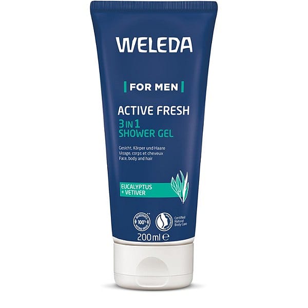 მამაკაცის საშხაპე გელი სამი ერთში