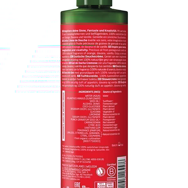 Gel de ducha cremoso Granada