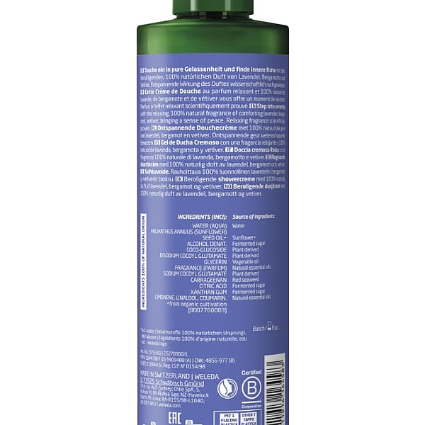 Gel de ducha cremoso Lavanda