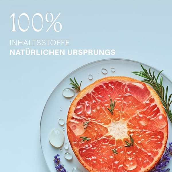 100% Inhaltsstoffe natürlichen Ursprungs