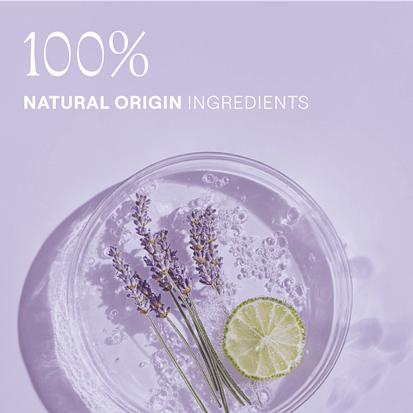 Lavender. 100% natural origin ingredients.