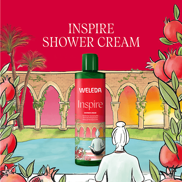 Inspire Shower Cream - Pomegranate, 400ml