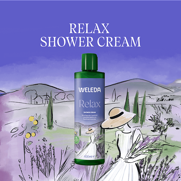 Relax Shower Cream - Lavender, 400ml