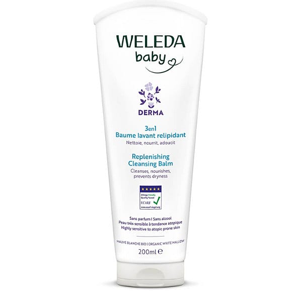 Baby Derma Balsam de curățare 3 în1 cu nalbă albă, 200 ml