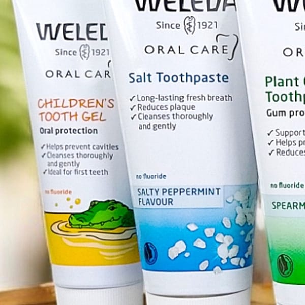 Weleda Salt Toothpaste and Children's Tooth Gel.
