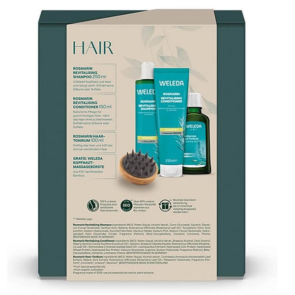 Revitalising Haircare – Geschenkset Hair mit Kopfhaut-Massagebürste