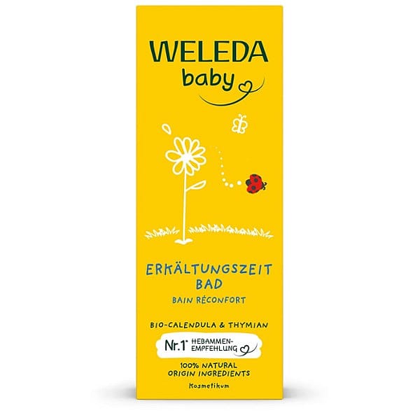 Calendula Erkältungszeit Bad