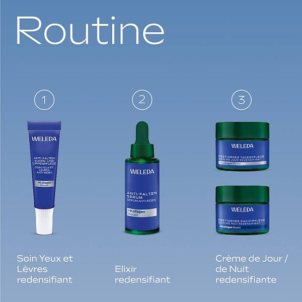 Routine gentiane bleue et edelweiss en 3 étapes.