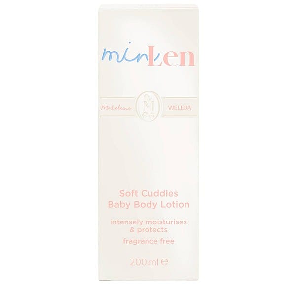 minLen Soft Cuddles Baby Body Lotion by Madeleine x Weleda