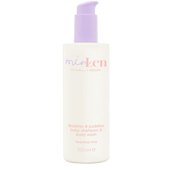 minLen Bubbles & Puddles Baby Shampoo & Body Wash by Madeleine x Weleda