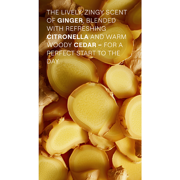 slices of ginger with text.