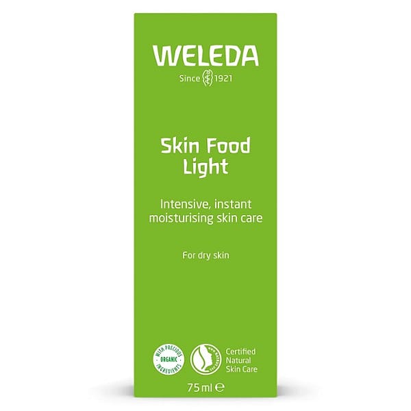 skin food light 75ml aluminium tube carton front.