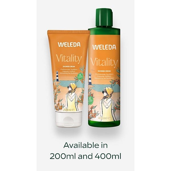 vitality body wash shower cream available in 200ml and 400ml