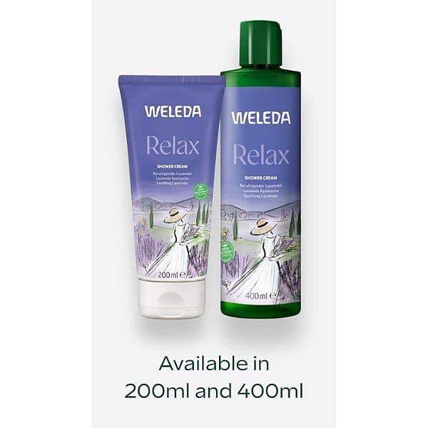Relax Body Wash Shower Cream available in 200ml and 400ml