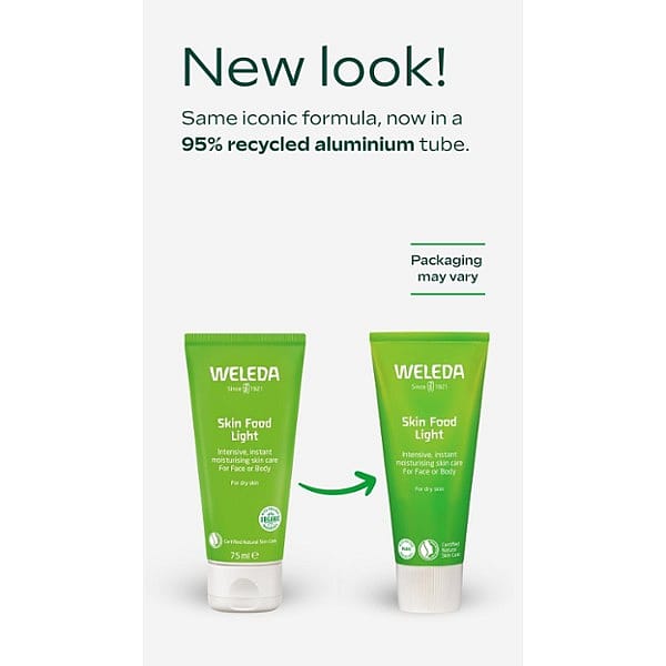 skin food light 75ml now in aluminium tube