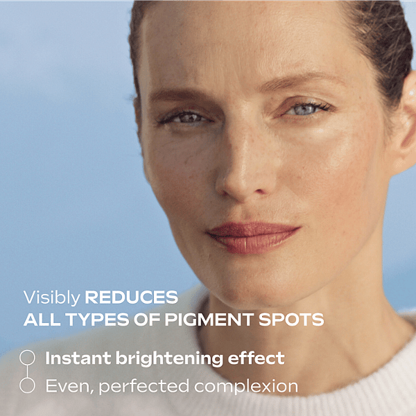 visibly reduces all types of pigment spots