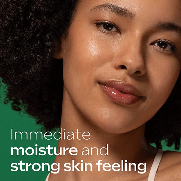 immediate moisture and strong skin feeling