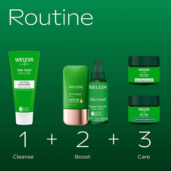 skin food super serum routine