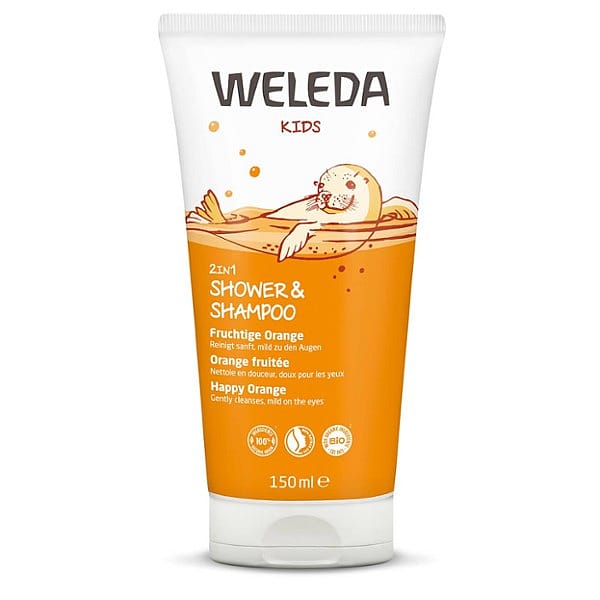 Kids 2in1 Shower & Shampoo Fruchtige Orange