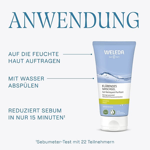 Klärendes Waschgel