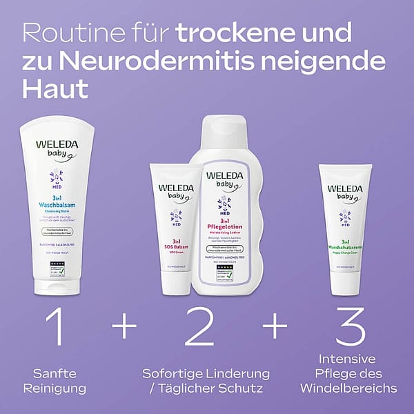 Med 3in1 Waschbalsam Weisse Malve
