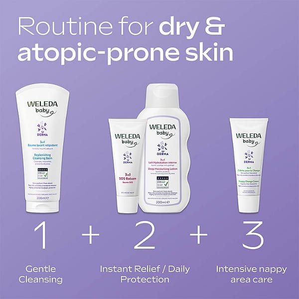 routine for dry and atopic prone skin