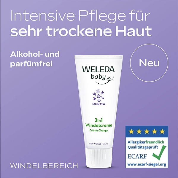 Derma 3in1 Windelcreme Weisse Malve