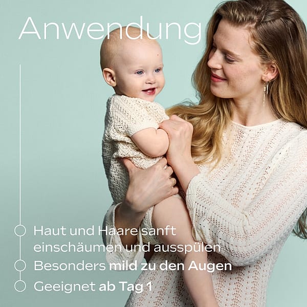 minLen Bubbles & Puddles Baby Shampoo & Body Wash