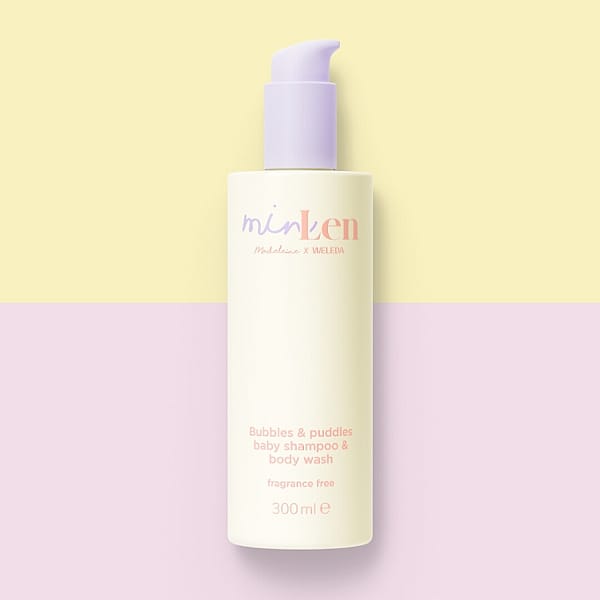 minLen Bubbles & Puddles Baby Shampoo & Body Wash