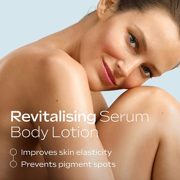 Revitalising serum body lotion