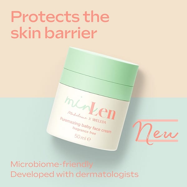 minLen Puremazing Baby Face Cream by Madeleine x Weleda