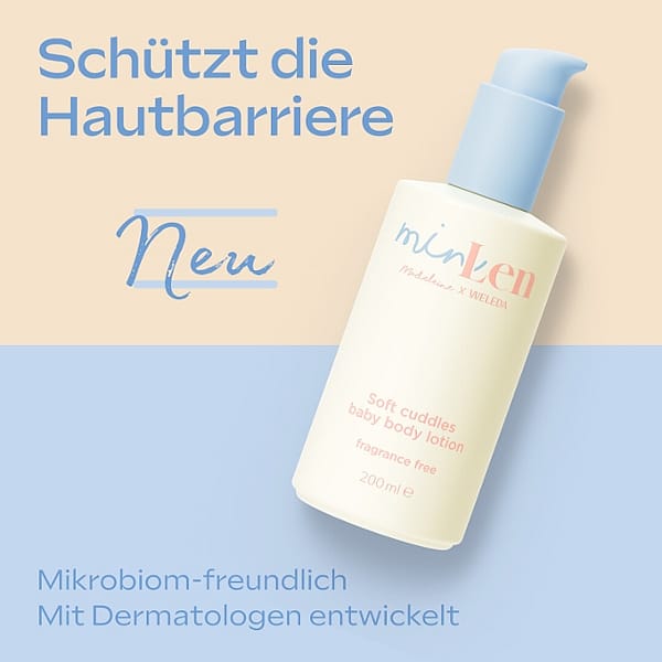 minLen Soft Cuddles Baby Body Lotion